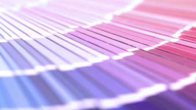 Open Pantone sample colors catalogue.
