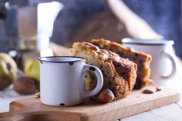 pear pie and tea