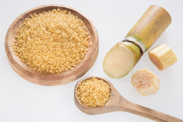 Powder and sugar cane - Saccharum officinarum