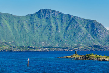 Küste auf den Lofoten in Norwegen