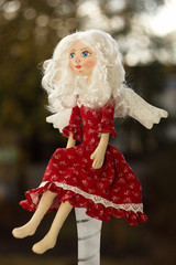 Hand sewing doll, angel, princess.