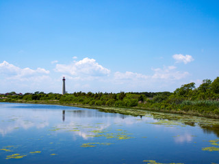 Lighthouse Across Pond, Cape May, New Jersey