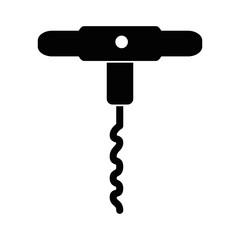 kitchen corkscrew isolated icon vector illustration design