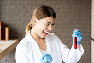 scientist working at the laboratory