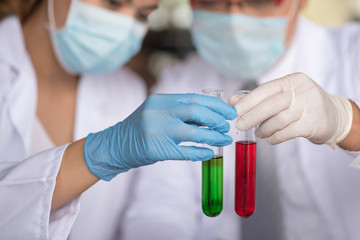 scientist working at the laboratory