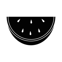 fresh watermelon isolated icon vector illustration design