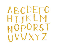 Golden vector alphabet.