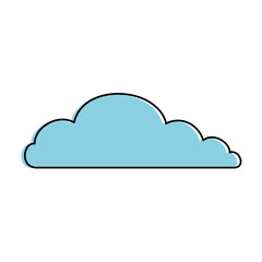 cloud sky isolated icon vector illustration design