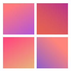 Trendy color gradients