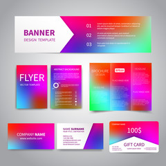 Banner, flyers, brochure, business cards