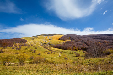 Fototapeta premium Abruzzo, Italy - Autumn colors