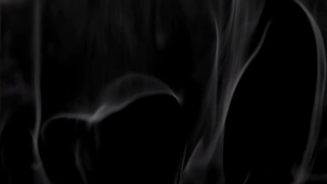 abstract the movement of smoke on black background