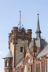 The beautiful Drachenburg Castle near Koenigswinter - Bonn, North Rhine-Westphalia in Germany.