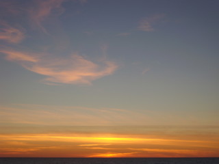 Sonnenuntergang am Strand