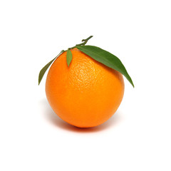Fototapeta na wymiar orange fruit isolated on white