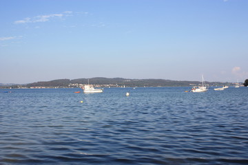 Obraz premium Blick auf den See