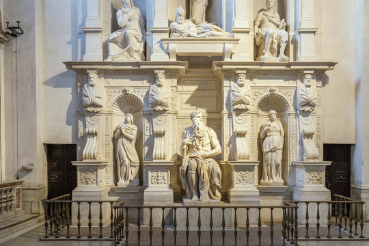 Michelangelo's Statue Of Moses