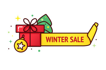 Christmas sale banner