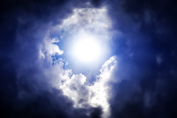 Obraz premium Cloudscape with a Sunlight