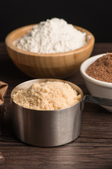 Muffins baking ingredients