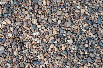 Small rocks pattern and texture background.