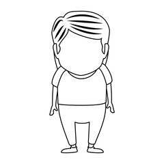 cute grandmother avatar character vector illustration design