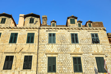Residential architecture in Dubrovnik