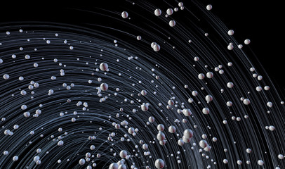 Fondo abstracto con lineas y formas geometricas.Tecnologia y ciencia.