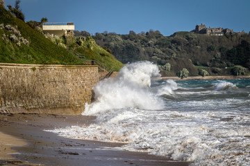 Stormy Cornwall.