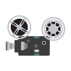 Movie camcorder technology icon vector illustration graphic design