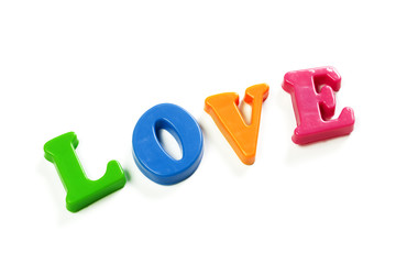 colorful toy alphabet letters