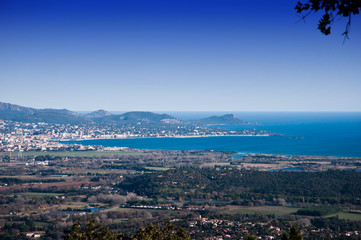 Depuis le sommet de la Flûte (Var)