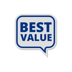 Best Value Button, Best value sign