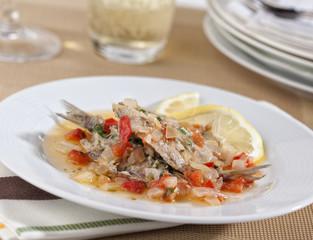 Marinated sardines