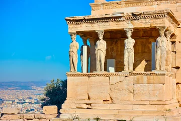 Foto op Canvas The Porch of the Caryatids, Athens © Roman Sigaev