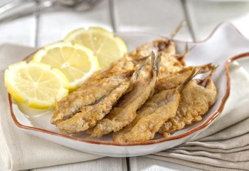 Tischdecke Fried fish © hansgeel