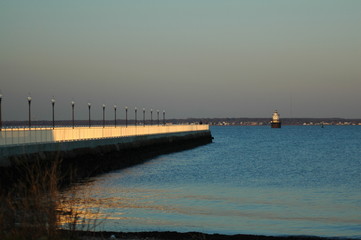 Fototapeta premium Butler's Flat lighthouse at sunset