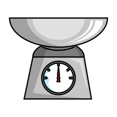 kitchen balance isolated icon vector illustration design