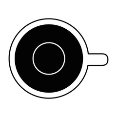 delicious cup coffee icon vector illustration design