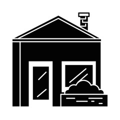 store front isolated icon vector illustration design