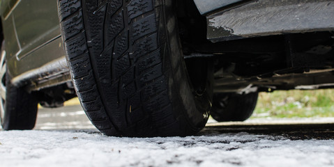 Tires on snow