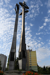 ポーランド　グダンスク　連帯記念碑　Poland Gdansk Monument of the Fallen Shipyard...