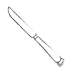 knife cutlery isolated icon vector illustration design