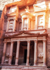 Al Khazneh - the treasury, ancient city of Petra, Jordan