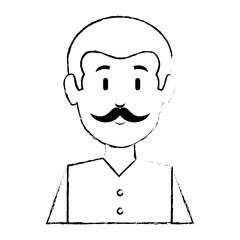 professional chef avatar character vector illustration design