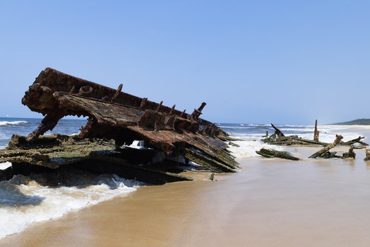 Schiffswrack am Strand - Fraser Island - Australien