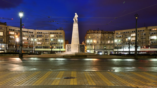 Fototapeta Plac Wolności- Łódź, Polska