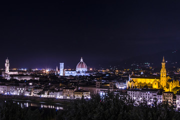 panorama firenze notturna 