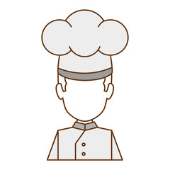 professional chef avatar character vector illustration design