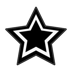 star shape symbol icon vector illustration graphic design